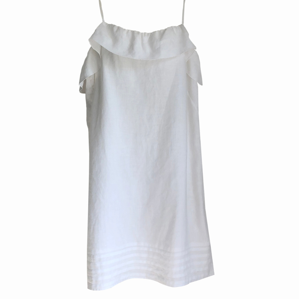 LOFT Ann Taylor | Linen dress | Ivory | Size 16